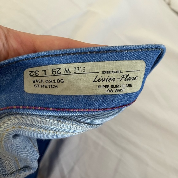 DIESEL INDUSTRY LIVIER FLARE IN SIZE W29 L32 - Picture 5 of 8